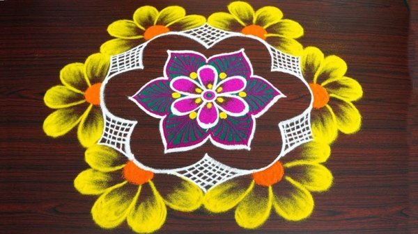 Easy Rangoli Designs For Diwali