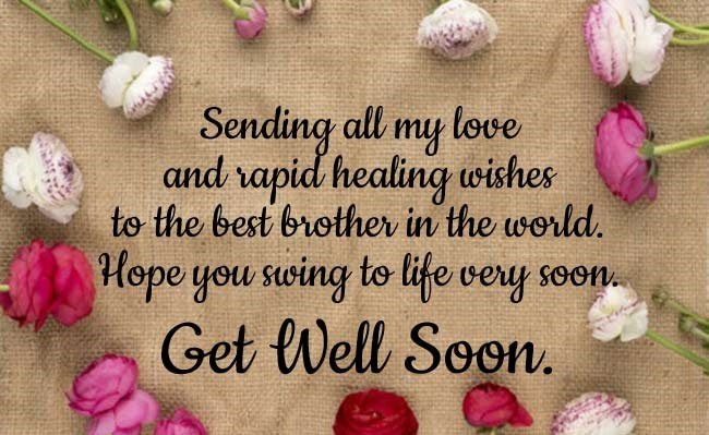 Get Well Soon Wishes For Brother