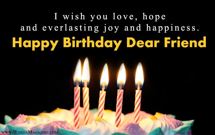 Happy Birthday Wishes For Friend