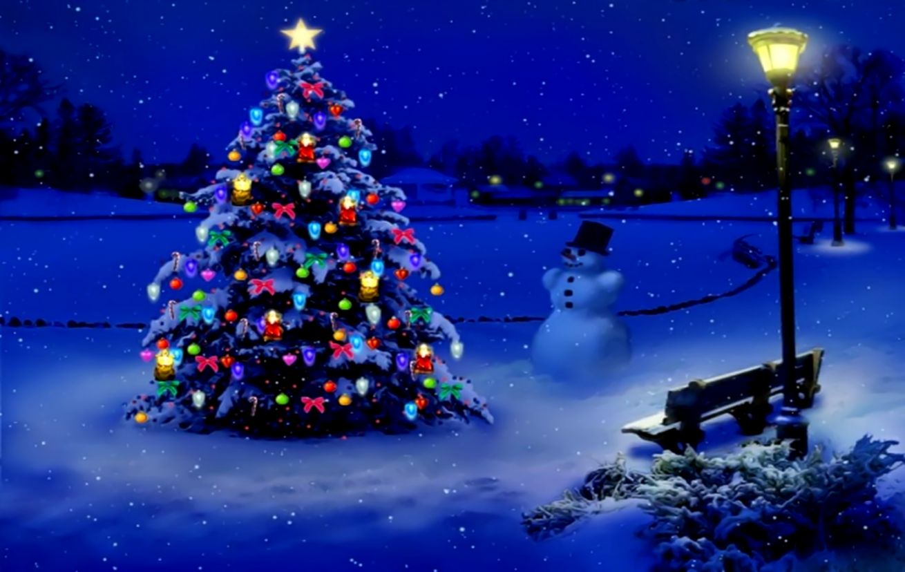 Outdoor Christmas Tree