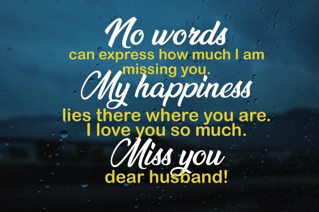  Romantic Miss You husband Status