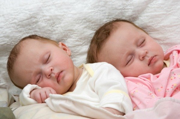 Twin Babies Sleeping Picture