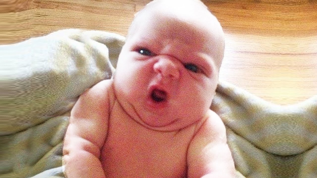 Cute Baby Makes Funny Actions