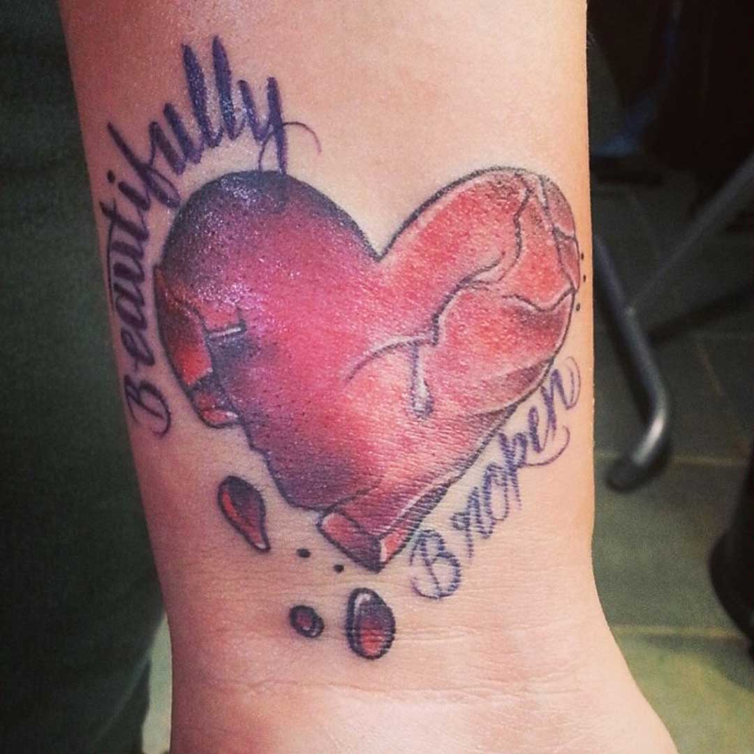 Broken Heart Tattoo.