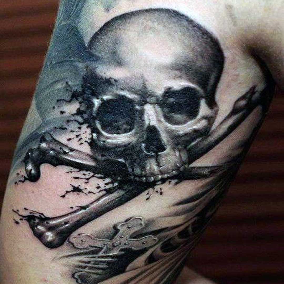 Pirate Crossbone Tattoos Ideas