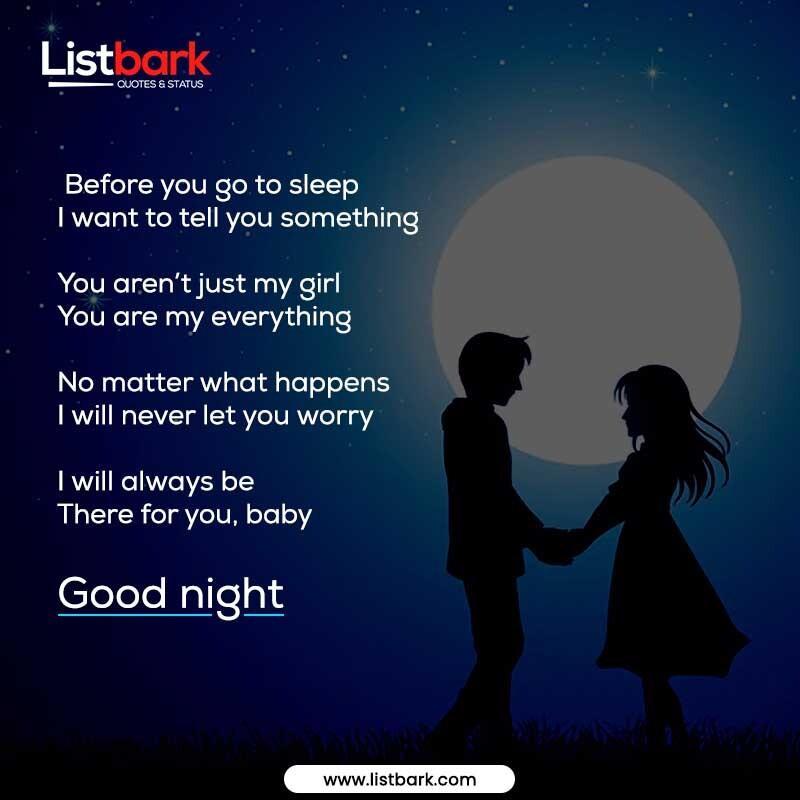Girlfriend Good Night Poems