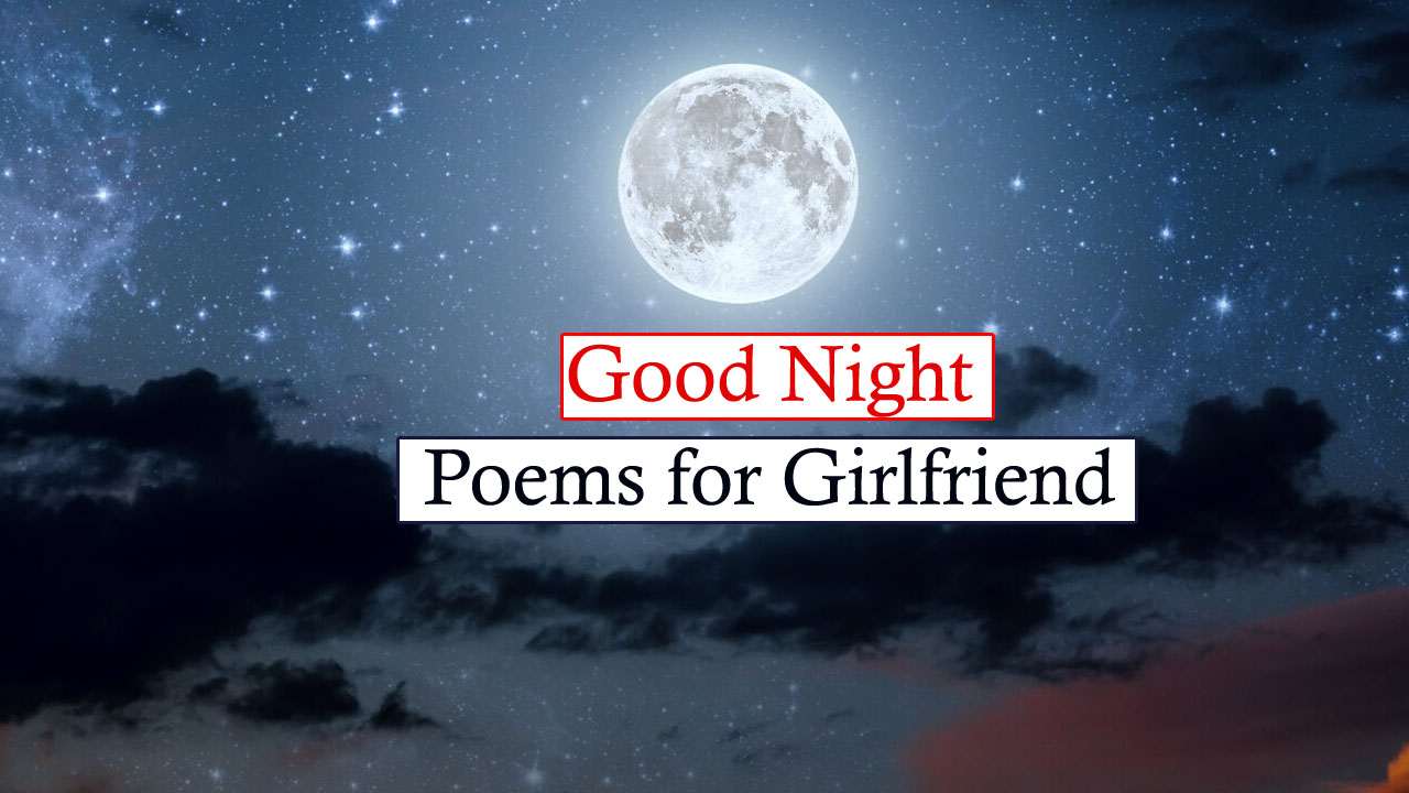Sweet poems short goodnight