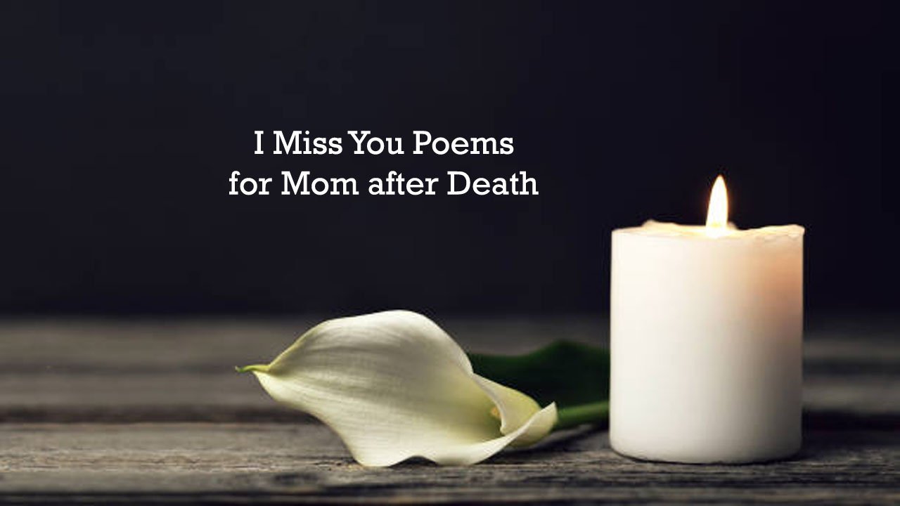 missing mom in heaven poems