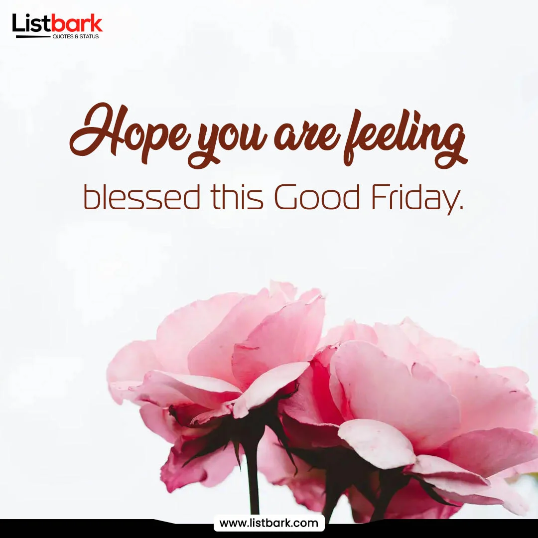 Good Friday Messages