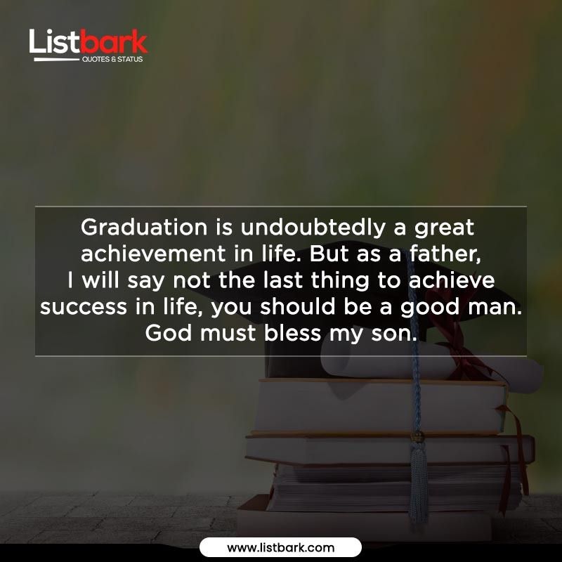 Graduation Quotes for Son