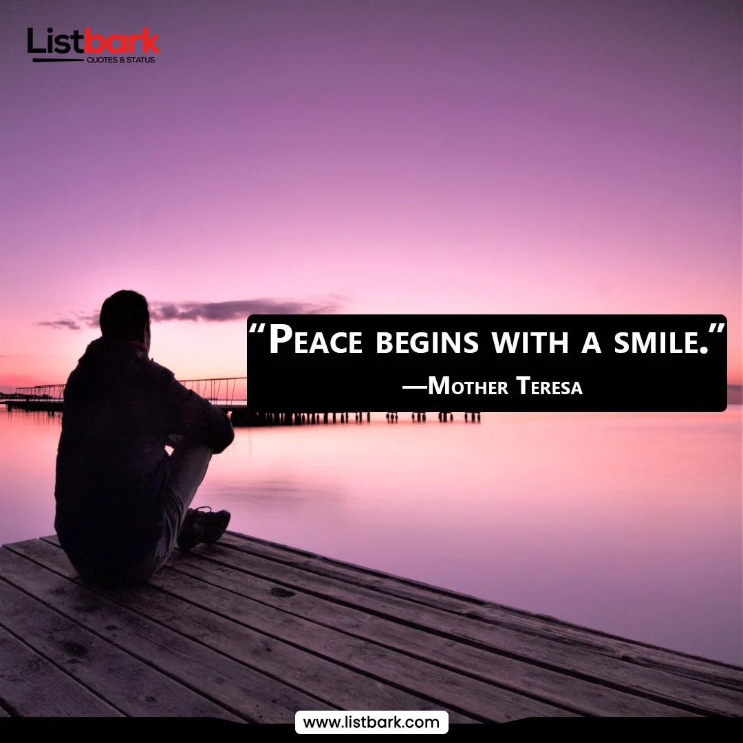 Calming Peace Quotes