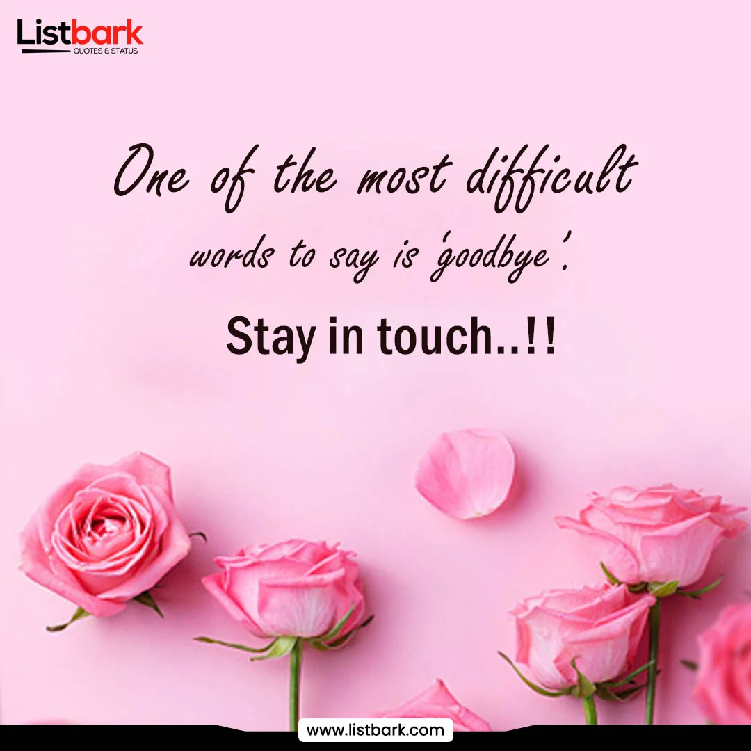Farewell Thank You Messages