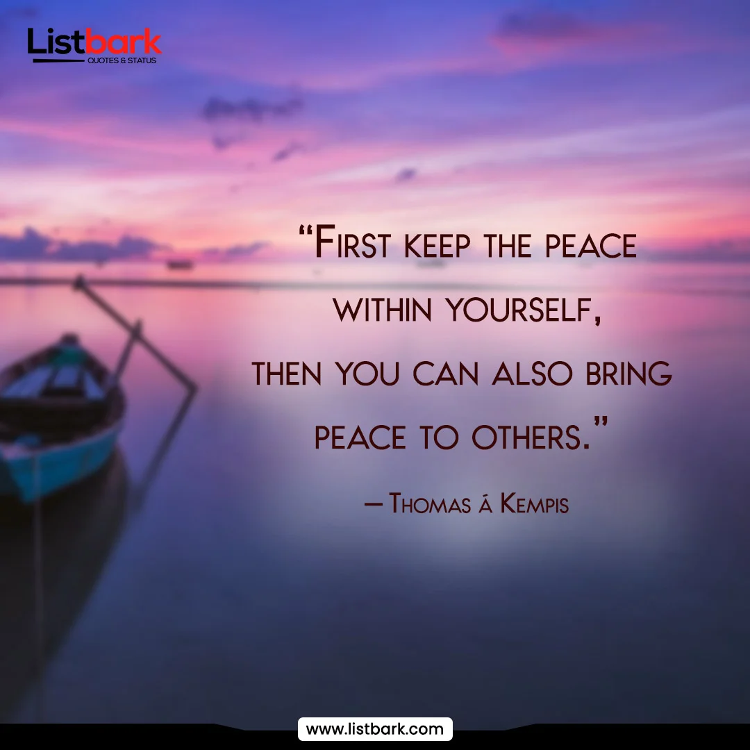 Inspirational Peace Quotes