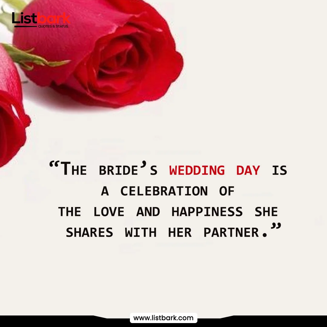 Lovely bride quotes