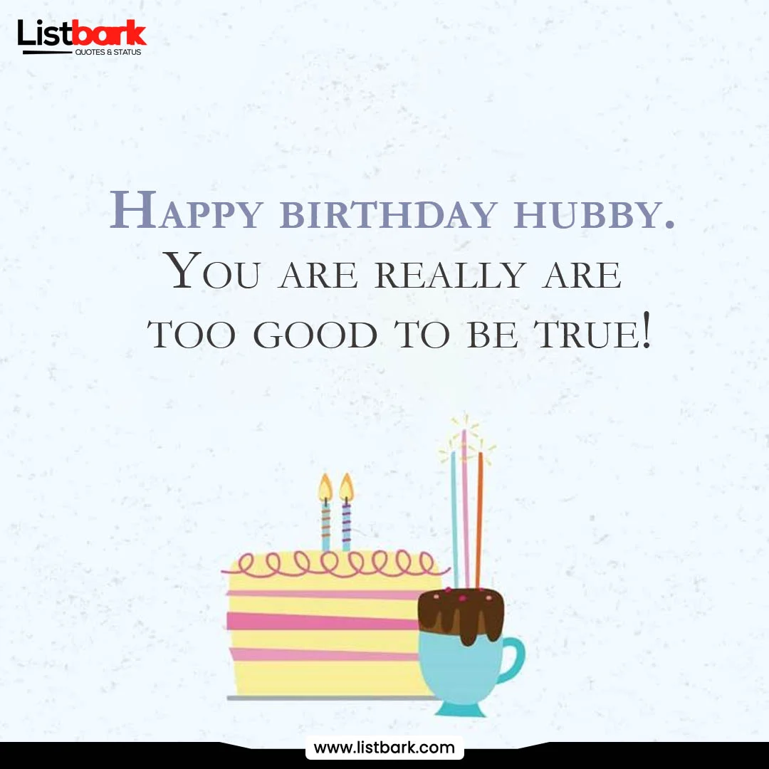 Short Birthday Wishes for Husband