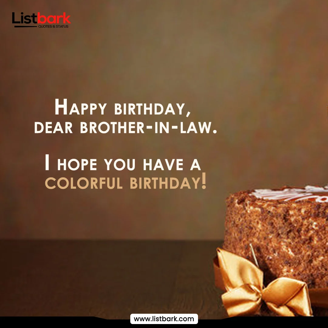 birthday wishes for brother in law