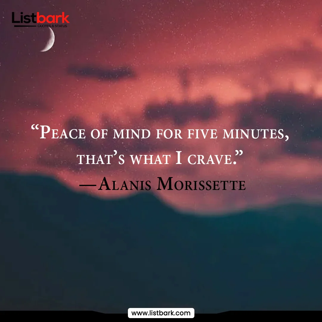 quotes about peace of mind