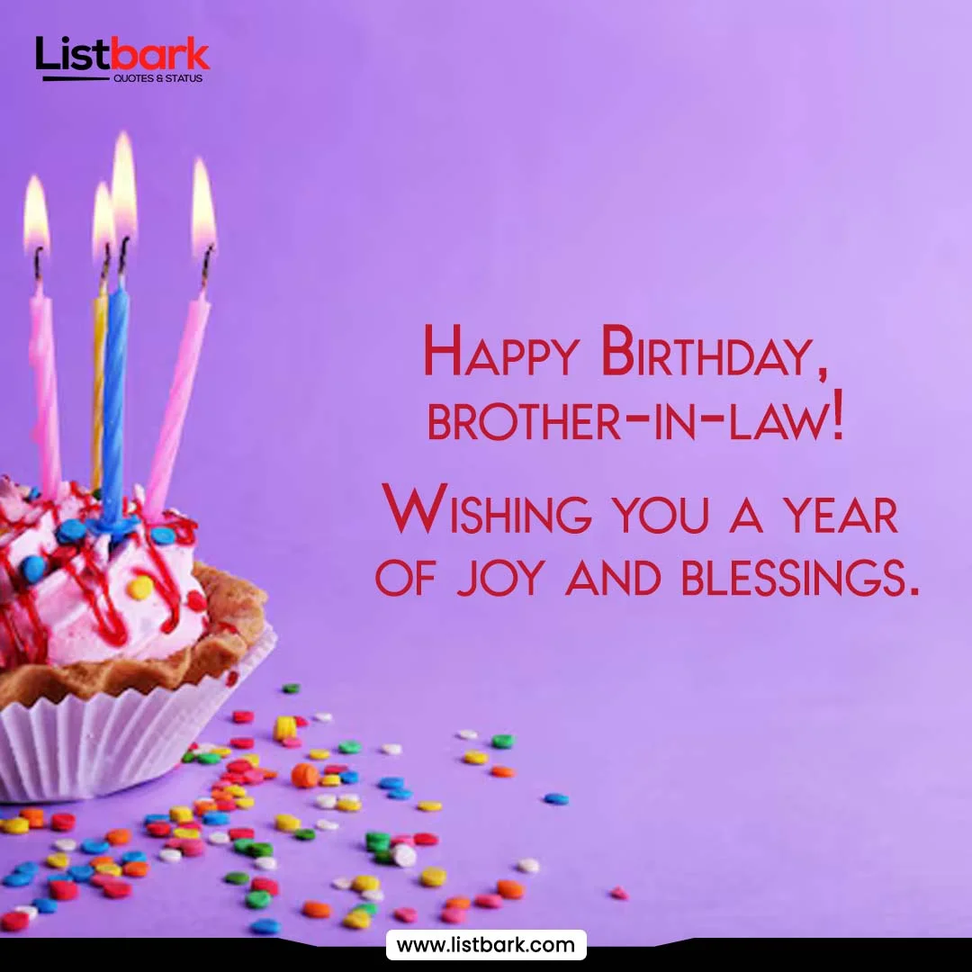 simple birthday wishes for brother in law